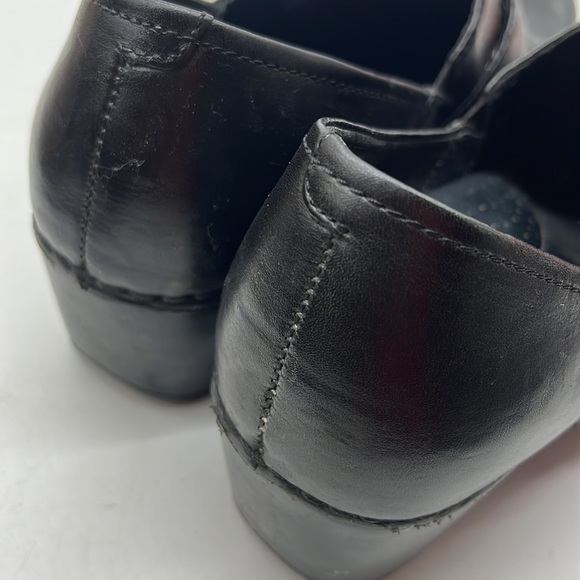 Dansko Black Leather Slip On Clog Sz 38. DAN1512C - Picture 4 of 7